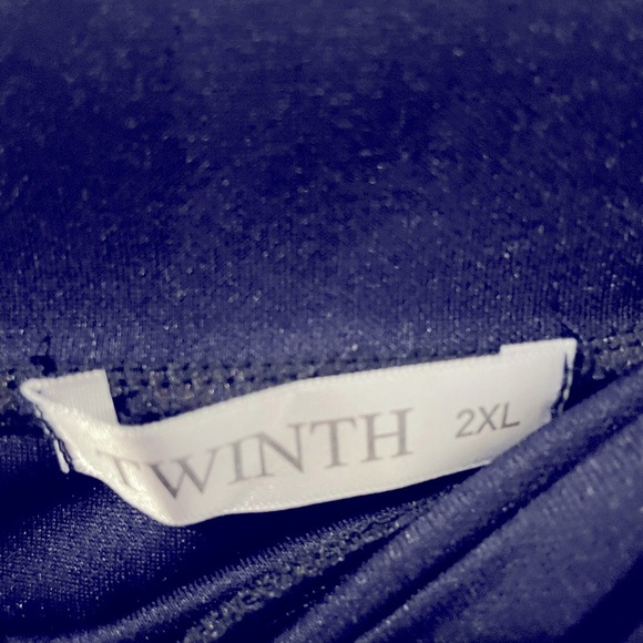 Navy Blue Pencil Skirt - Picture 2 of 2